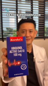 Kordels Ubiquinol Active COQ10 100mg Softgel 30s | Exp: Mar-2027 | Glovida