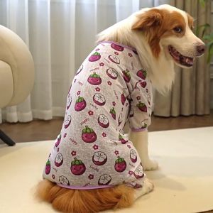 Bộ đồ liền 4 chân thun mỏng cho chó to lớn và vừa - Đen Ta pet shop