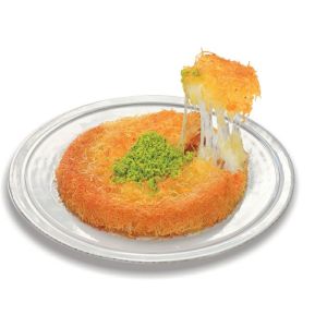 Kunafah with Akkawi cheese / Arabic Kunafa cheese - Baklava sweet arabic