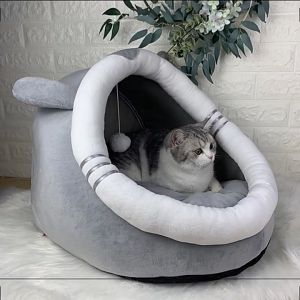 Lowest Price🔥Cat Bed Pet Sleeping Bed for Indoor Cat Dog House Removable Washable Warm Comfortable tempat tidur kucing