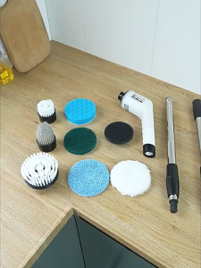 6 IN 1 Multifunctional Electric Cleaning Brush Handheld wireless 8 Brush Head bathroom Kitchen Brush