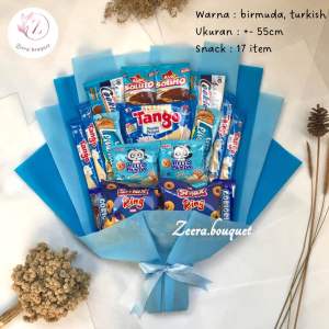 (B12) Bouquet snack/buket snack/bucket snack [INCLUDE: Greeting card+packing]