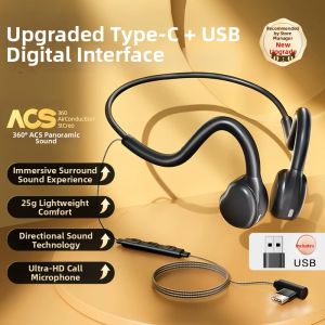 LIWEILANG | Type-C Compatible Over-ear Wired Earphones