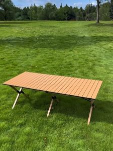 โต๊ะแคมป์ปิ้ง โต๊ะสนาม โต๊ะพับแคมป์ปิ้ง โต๊ะตั้งแคมป์ โต๊ะสนามแคมป์ พกพาสะดวก พับได้ 60/90/120CM แบบพกพา เหล็กกล้าคาร์บอน อุปกรณ์แคมป์ปิ้ง แบบพกพา รับน้ำหนัก 300กก