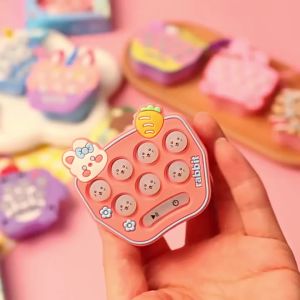 Children Mini Handheld Game Consoles Keychains Fun Whack A Mole Fidget Toys Fingertip (3150)