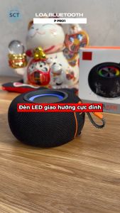 Loa Bluetooth Không Dây P Pro 1 - Nhỏ Gọn Thiết Kế Tròn Tiện Lợi và Kháng Nước IP67 Cho Âm Thanh Tuyệt Vời - Pin Khỏe Nghe Nhạc Liên Tục Nhiều Giờ