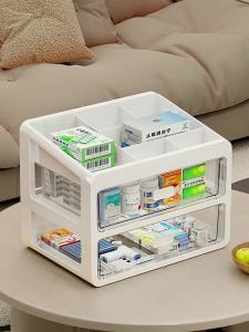 evesigar | Family Medicine Storage Box Multi-level Large Capacity