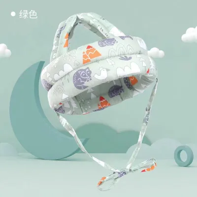 Baby Anti-Collision Head Protection Hat Soft Breathable Adjustable Toddler Safety Helmet for Crawling & Walking