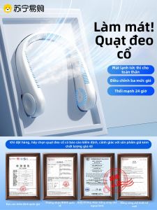 Quạt Mini Cầm Tay USB Siêu Bền Âm Thanh Nhẹ Quạt Treo Cổ Quạt Không Cánh Dùng Trong Nhiều Tình Huống Nguồn Gốc Trung Quốc