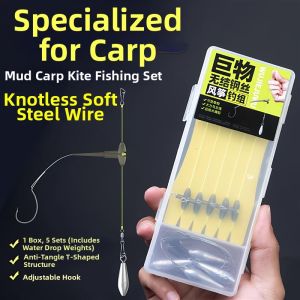 Anti-tangle Soft Bait Fishing Rig Hook