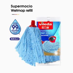 Vileda Original Non-Woven Fabric Blue Mop Head Socket Old Twist Water Mop Replacement Genuine Goods