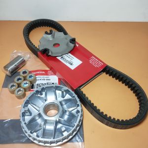 vanbelt kzl+rumah roller Assy Honda beat Fi Scoopy fi spacy fi Vario fi stater kasar V-Belt fanbel