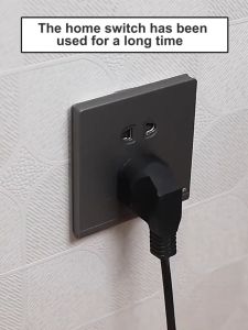 TY 2Pcs Kotak Perbaikan Sekrup Steker Dinding Switch Soket Kotak Pengganti Tempel Dinding Set Per Dinding Tanpa Inbow Alat Perbaikan Kotak Instalasi Saklar Aksesori Teknisi Listrik DIY