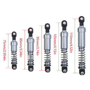 75mm-115mm Aluminum Big Bore Shocks With Oil Filled For 1/10 RC Crawler LCG Cheater Rigs Capra SCX10 90046 TRX4 (Improved Seals)