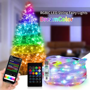 LED Fairy String Light Remote Bluetooth USB Smart Garland Lamp Festoon Led Outdoor Indoor Bedroom Party Christmas Light Seasonal Decoration