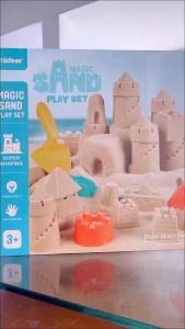 Cát động lực cho bé kèm khuôn chính hãng Mideer Magic Sand Play Set Kinetic sand bộ đồ chơi cát động lực phao chơi 1kg