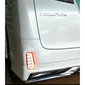 TOYOTA ALPHARD VELLFIRE 2015-2019 ANH30 AHG30 UNNING REAR BUMPER REFLECTOR LED LIGHT
