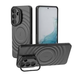 Ốp Lưng Bảo Vệ Ripple Matte Cho Samsung Galaxy S26/S25 Plus/S26 Ultra Tương Thích Sạc Không Dây Magsafe Có Giá Đỡ Ống Kính