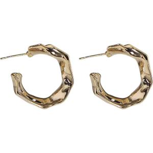 Srrmhyn Design Folded Ear Cuff Women Fashionable Elegant Alloy Bracelet Creative Cultural Gift Jewelry Ear Ring