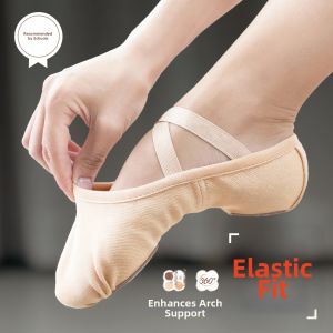 ceyekids | Flexible Soft-Sole Pink Ballet Shoe for Girls
