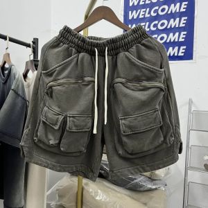 FLICBS | Quần Đùi Vintage Dây Kéo Phong Cách Thoải Mái