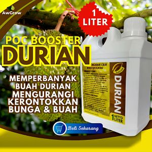 1 Liter Pupuk Organik Cair Tanaman Buah Durian Cepat Pertumbuhan Memacu Durian Cepat Berbuah