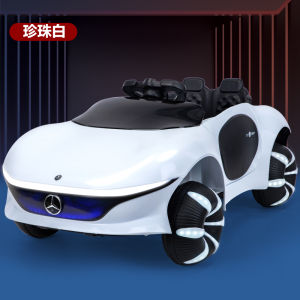 New Arrival Kids Four-Wheeled Electric Car Long Endurance Mercedes-Benz Concept Car Four-Wheel Drive Remote Control Seated Boy Toy Car