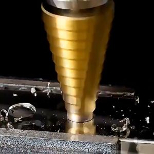 ดอกสว่าน ทรงเจดีย์ ดอกสเต็ป เคลือบไทเทเนียม เจาะรู เจาะขยาย คว้านรู ดอกเล็ก-ใหญ่ ขั้นบันได แกนหกเหลี่ยม เจาะเหล็กสแตนเลส ขนาด4-32/4-20/4/12มิล