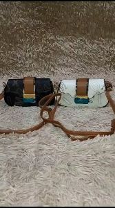 G3056 1KG MUAT 2PCS TAS SELEMPANG WANITA IMPORT TAS BAHU SHOULDER BAG MOTIF HURUF ELEGAN