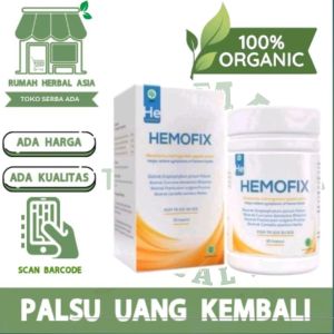 HEMOFIX original asli obat herbal atasi wasir & ambeien ampuh resmi BPOM