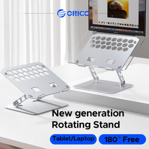 ORICO 180°Free Adjust Foldable Laptop Stand Zinc Alloy Fit under 17 inch Laptop/Gaming Laptop/Tablet/Slim/Portable Monitor