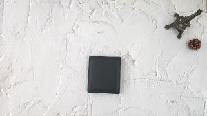 2024 New Open Leather Wallet for Man Genuine Goods Soft Mens Wallet Cowhide Two Fold Cowhide Coin Purse Custom