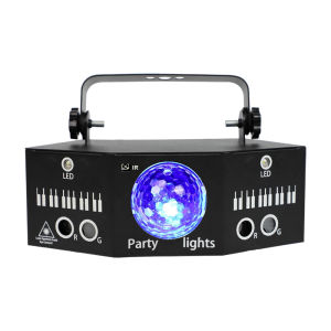 Wuzstar RGB LED Laser Effect Stage Light Disco Ball Party Lighting Lamp for Outdoor Night Club DMX Control PC Hot Selling Lazer