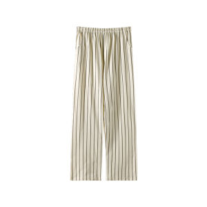 me home wear | Cotton Spring Autumn Elastic Waist Casual Pants