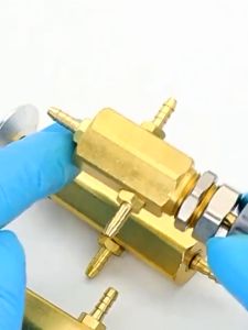 Dental Regulator Control Valve for Dental Chair Turbine Unit Replacement 3 Value Water Source Switch Pull-type Adjustable Value Control Connetor