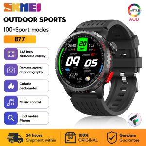 BOZLUN sports smartwatch GPS positioning HD screen Bluetooth call high altitude barometric pressure compass depth monitoring sleep heart rate ultra-long battery life 100 sports modes waterproof support IOS Android Harmony system B77