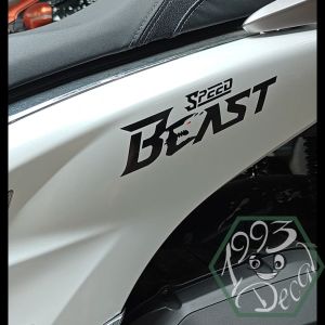Tem xe SPEED BEAST decal trang trí xe máy đa vị trí Honda -Yamaha - Suzuki - Xe máy điện