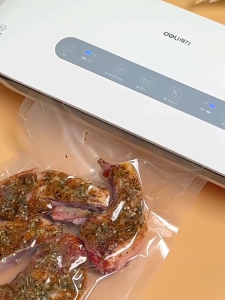Máy Hút Chân Không Thực Phẩm Deli Hút Tự Động Hàn Miệng Lực Hút Mạnh Bảo Quản Thực Phẩm Tươi Lâu Hơn
