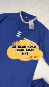 Baju Setelan Koko Jubah Celana Peci Anak Laki-Laki Pakistan 1-8 Tahun Elegan Terbaru / Stelan Pakaian Anak Cowok Muslim Motif Premium Terlaris