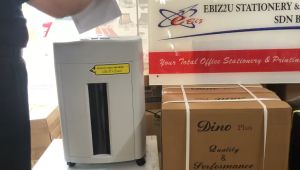 DINO PLUS Paper Shredder (Cross Cut) 3 x 20 mm -15 sheets (25L) (Cross Cut mesin perincih kertas Heavy Duty Shredder Mesin Penghancur Kertas Mesin Perincih)