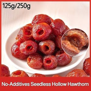 Seedless Hollow Hawthorn No-Additives Preserved Fruits No-Pitted Dried Hawthorn Balls Sweet Snacks