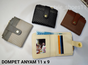 DOMPET LIPAT MOTIF ANYAM KANCING
