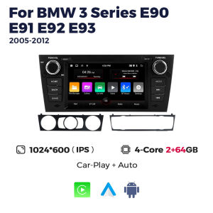 MEKEDE Android 15 Car Radio For BMW 3 Series E90 E91 E92 E93 2006-2012 Central Multimedia Carplay Intelligent Car audio system
