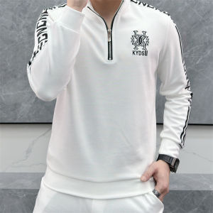 European Goods Sports Suit Autumn Trendy Korean Style Fashion New Sweatshirt Matching Handsome Men Two-Piece Embroidery