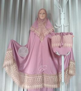 MUKENA AYUNDA ROYAL ROSE DEWASA MAHAR KADO HANTARAN PENGANTIN MEWAH