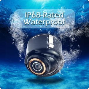 Rf Vàng 170 ° AHD 1920x1080p CBVS 720P Camera chiếu hậu bãi đậu xe thiết bị với ống kính mắt cá và kim loại cơ thể cho xe SUV RV Trailer cắm trại