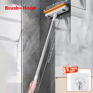 Scalable Silicone Scraper Magic Broom Glass Wiper Multifunctional Bathroom Floor Cleaning Brush Long Handle Floor Brush