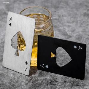 Suburb โพดำ A โป๊กเกอร์ ที่เปิดขวด สแตนเลส โซดาโซดา ที่เปิดเบียร์ บีบีบี พื้นฐาน เครื่องมือ วิธีการที่ดีที่สุด