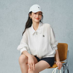 SEIFINI | Physical Sunscreen Breathable Short Jacket 100%% Ramie