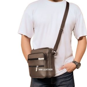 Tas mungil kulit Garut merk zorro ZS1 banyak saku